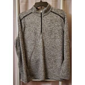 Slazenger Golf Gray 1/4 Zip Pullover Womens Size XL Lightweight‎ Shirt